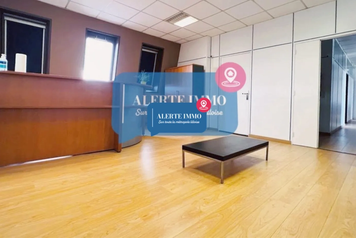 Ensemble de bureaux avec terrasse et parking sécurisé à Roubaix en vente 