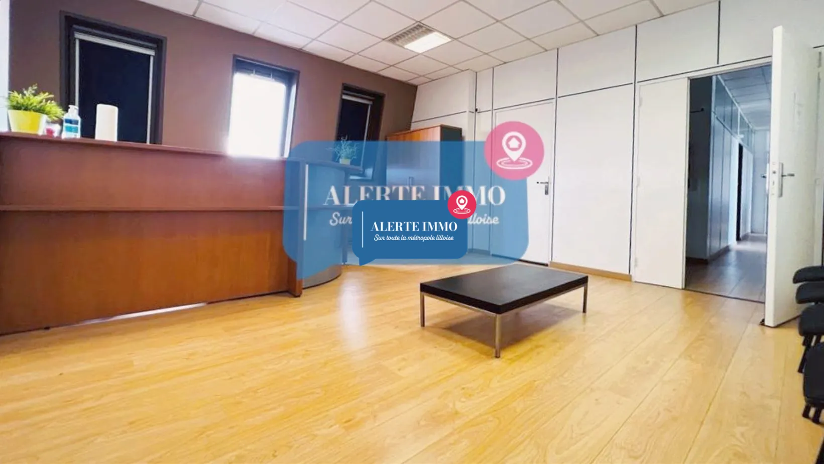 Ensemble de bureaux avec terrasse et parking sécurisé à Roubaix en vente 