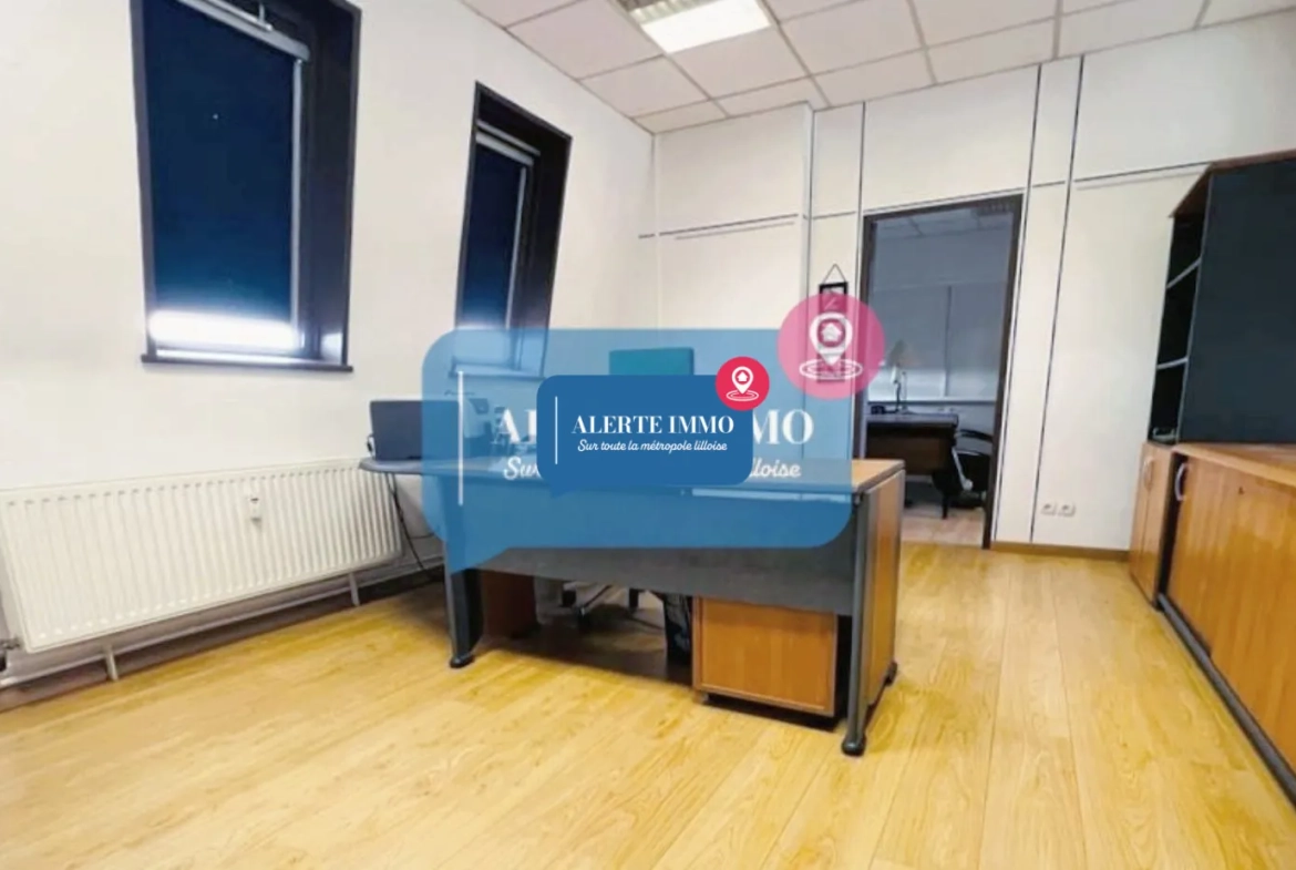 Ensemble de bureaux avec terrasse et parking sécurisé à Roubaix en vente 