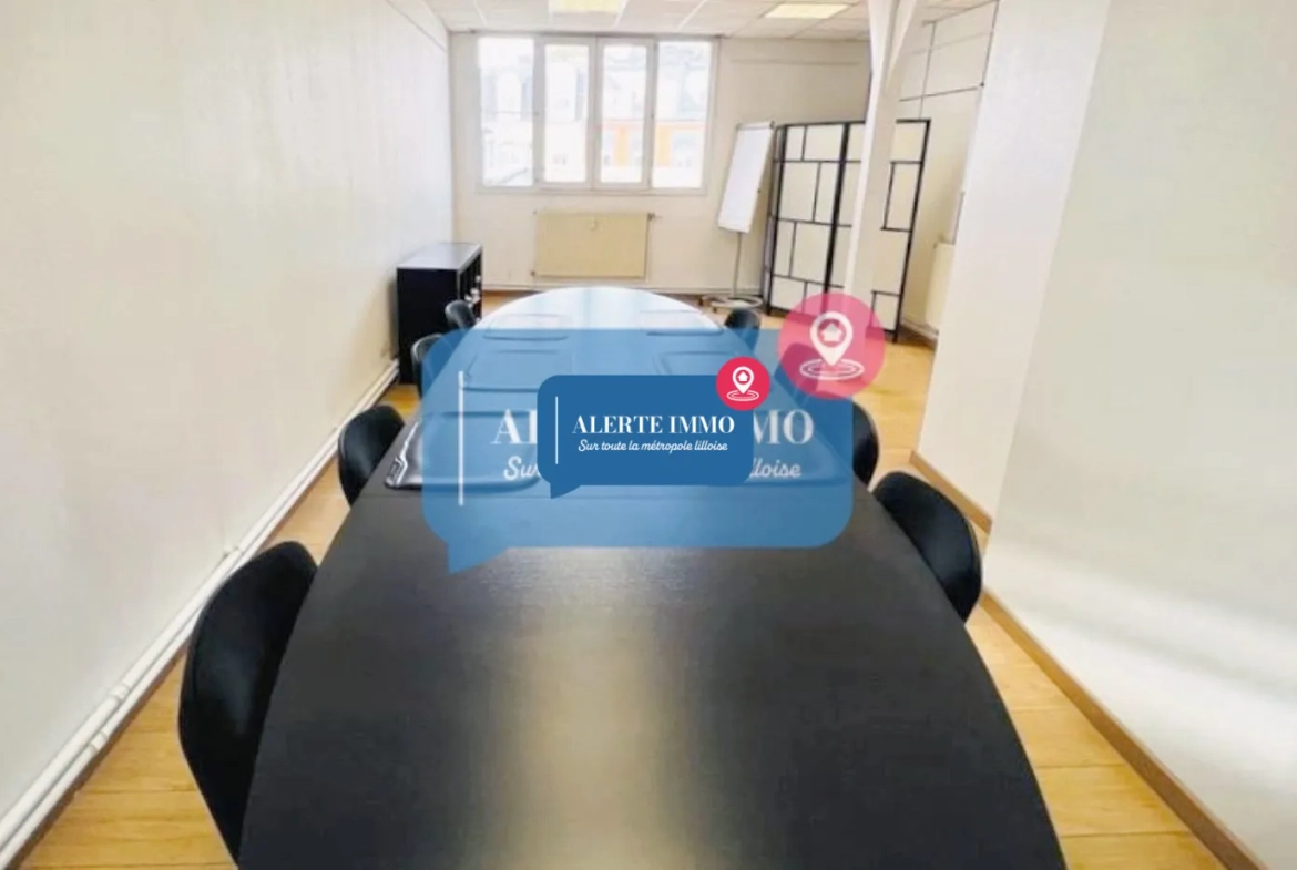 Ensemble de bureaux avec terrasse et parking sécurisé à Roubaix en vente 
