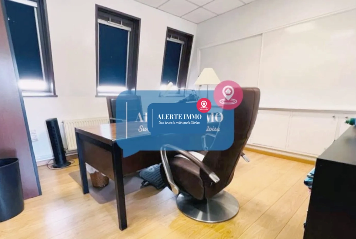 Ensemble de bureaux avec terrasse et parking sécurisé à Roubaix en vente 
