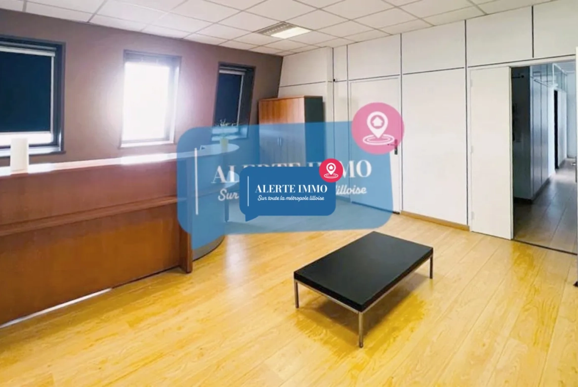 Ensemble de bureaux avec terrasse et parking sécurisé à Roubaix en vente 