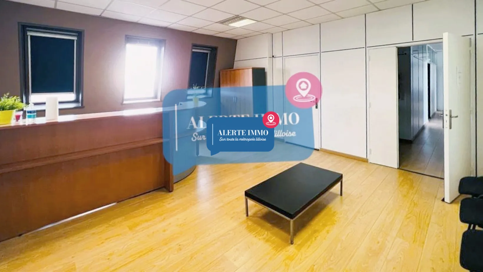 Ensemble de bureaux avec terrasse et parking sécurisé à Roubaix en vente 
