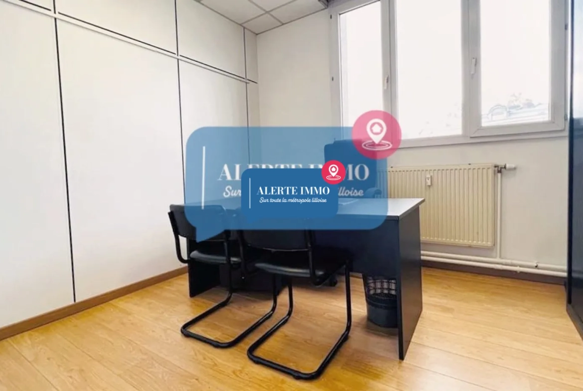 Ensemble de bureaux avec terrasse et parking sécurisé à Roubaix en vente 