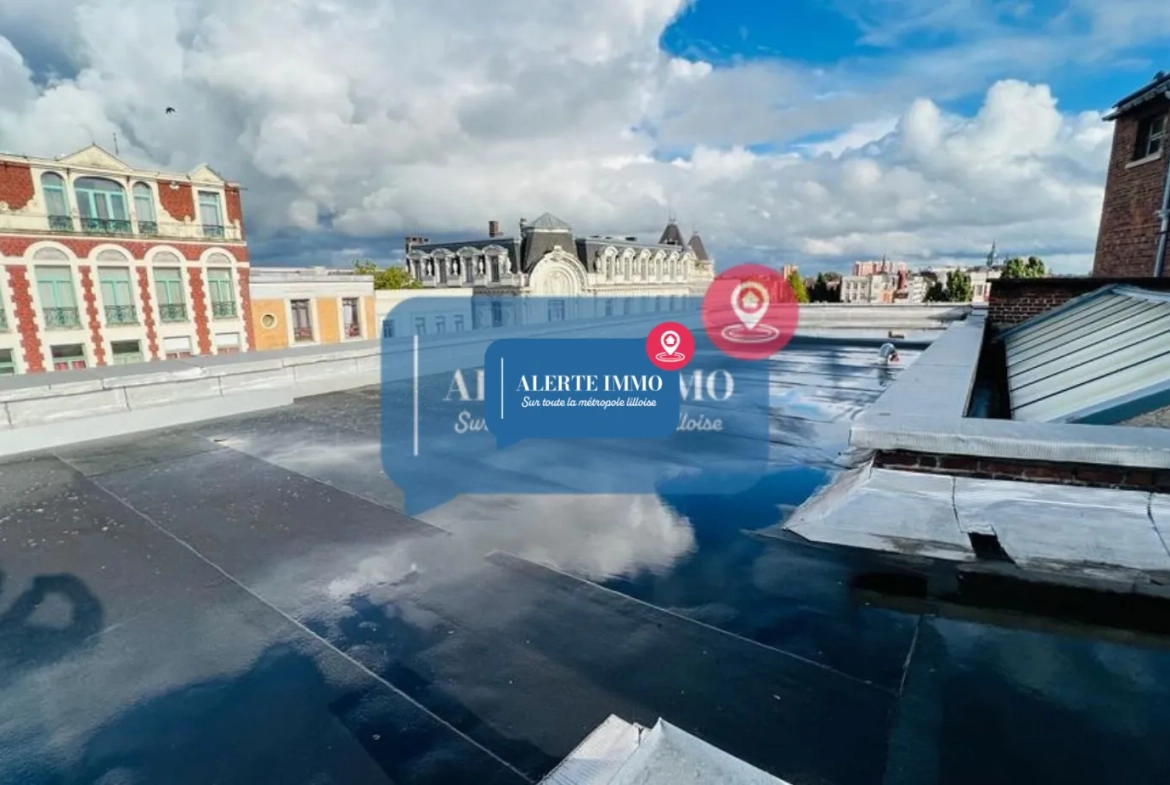 Ensemble de bureaux avec terrasse et parking sécurisé à Roubaix en vente 