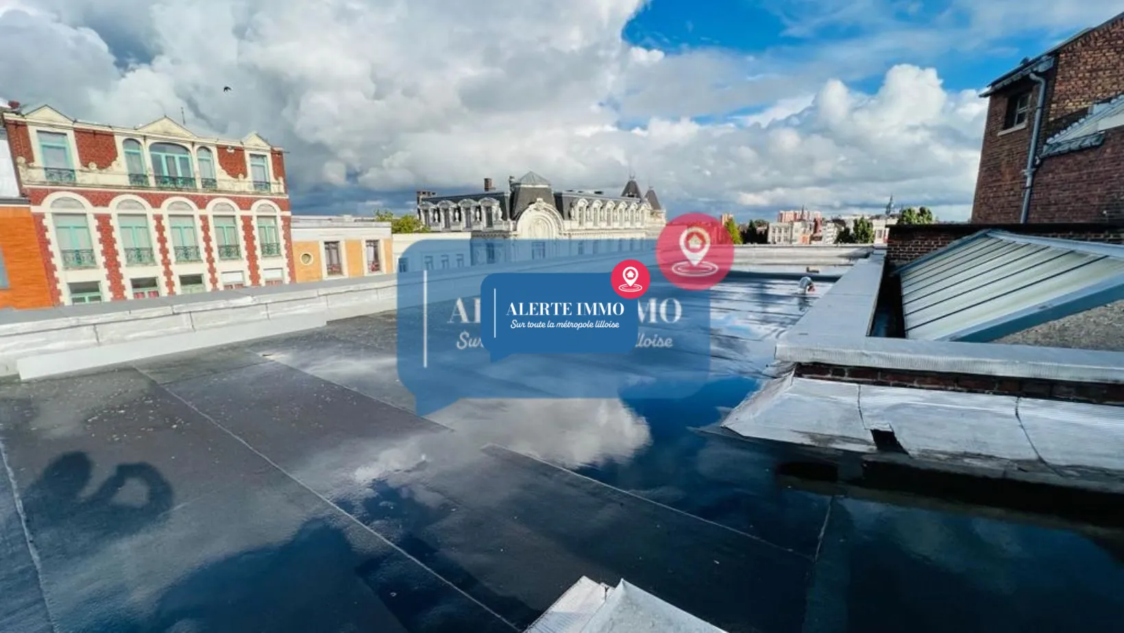 Ensemble de bureaux avec terrasse et parking sécurisé à Roubaix en vente 