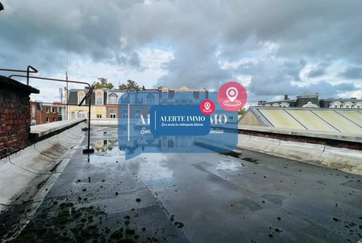 Ensemble de bureaux avec terrasse et parking sécurisé à Roubaix en vente 