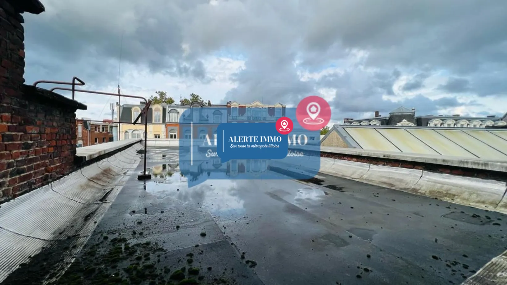Ensemble de bureaux avec terrasse et parking sécurisé à Roubaix en vente 
