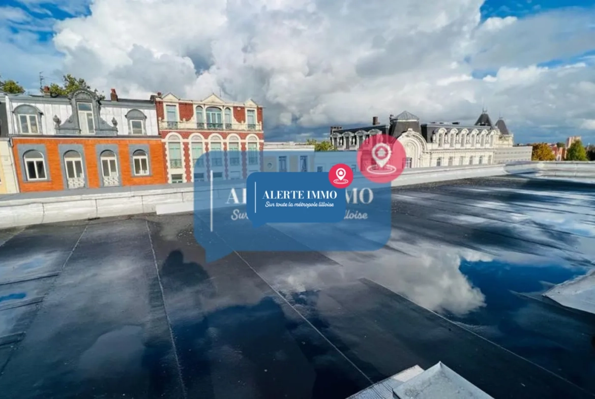 Ensemble de bureaux avec terrasse et parking sécurisé à Roubaix en vente 