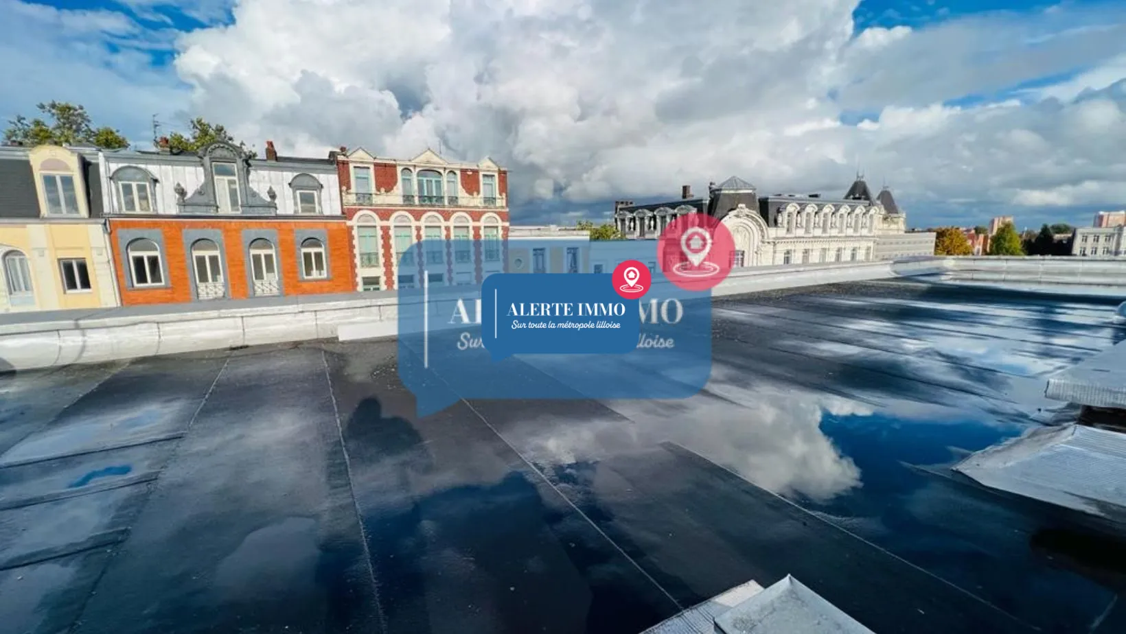 Ensemble de bureaux avec terrasse et parking sécurisé à Roubaix en vente 