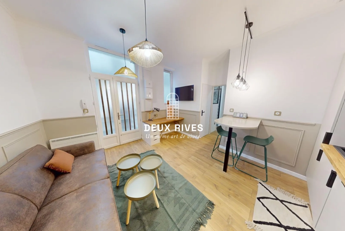 Vente appartement T2 à Nantes de 30 m² avec vue sur cour intérieure 