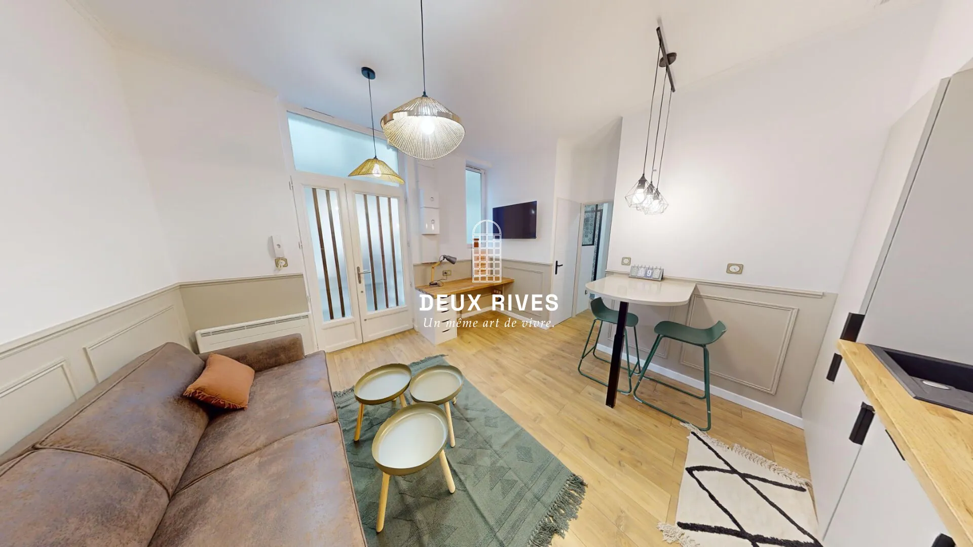 Vente appartement T2 à Nantes de 30 m² avec vue sur cour intérieure 
