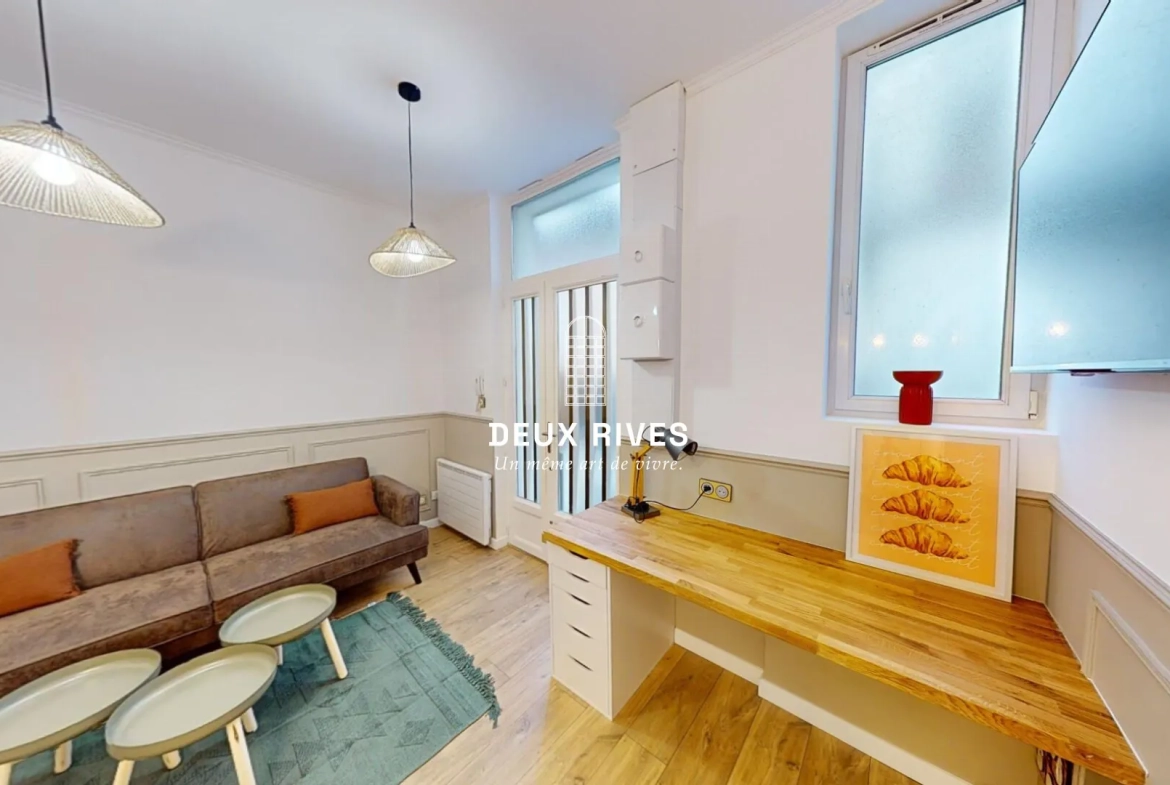 Vente appartement T2 à Nantes de 30 m² avec vue sur cour intérieure 