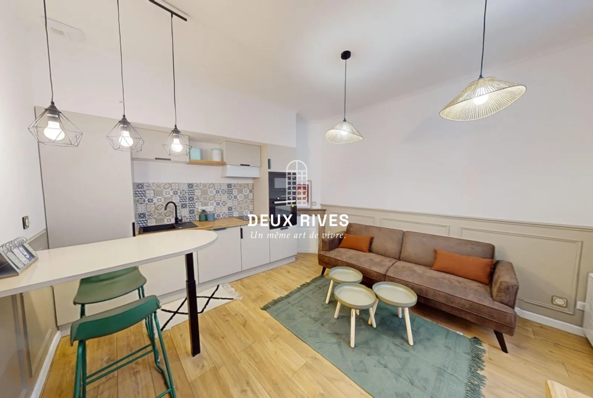 Vente appartement T2 à Nantes de 30 m² avec vue sur cour intérieure 