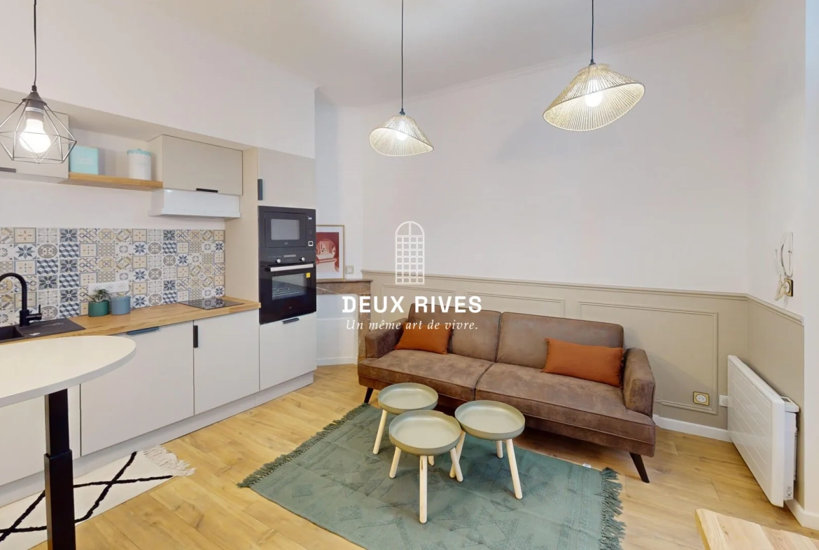 Vente appartement T2 à Nantes de 30 m² avec vue sur cour intérieure 