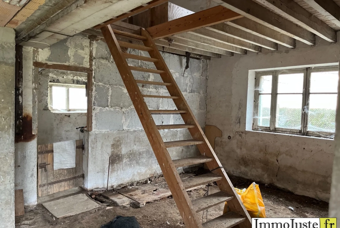Maison à rénover à Auffargis 48 m² avec jardin et garage 