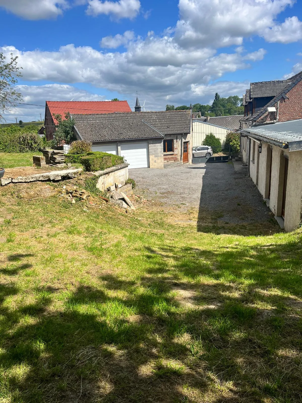 Maison de Village à vendre à La Vallée Mulâtre avec studio rénové et jardin calme 