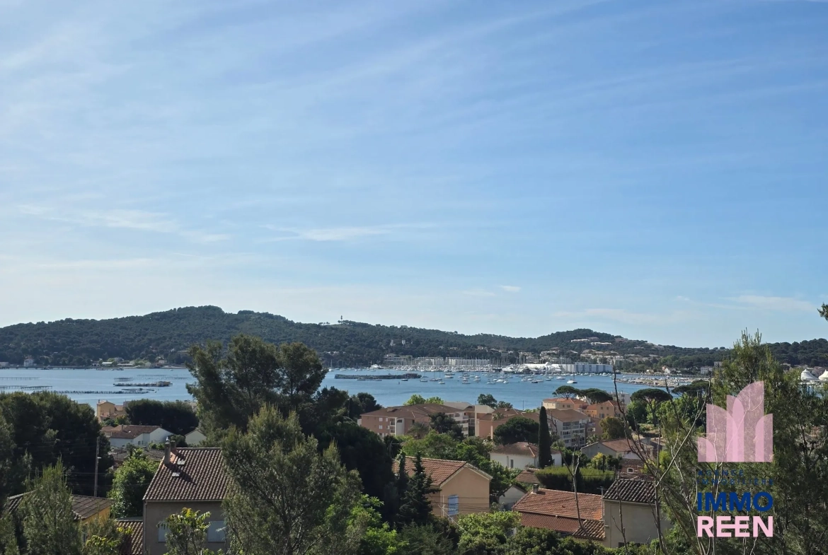 Appartement 2 pièces avec vue mer en rez-de-jardin à La Seyne-sur-Mer 