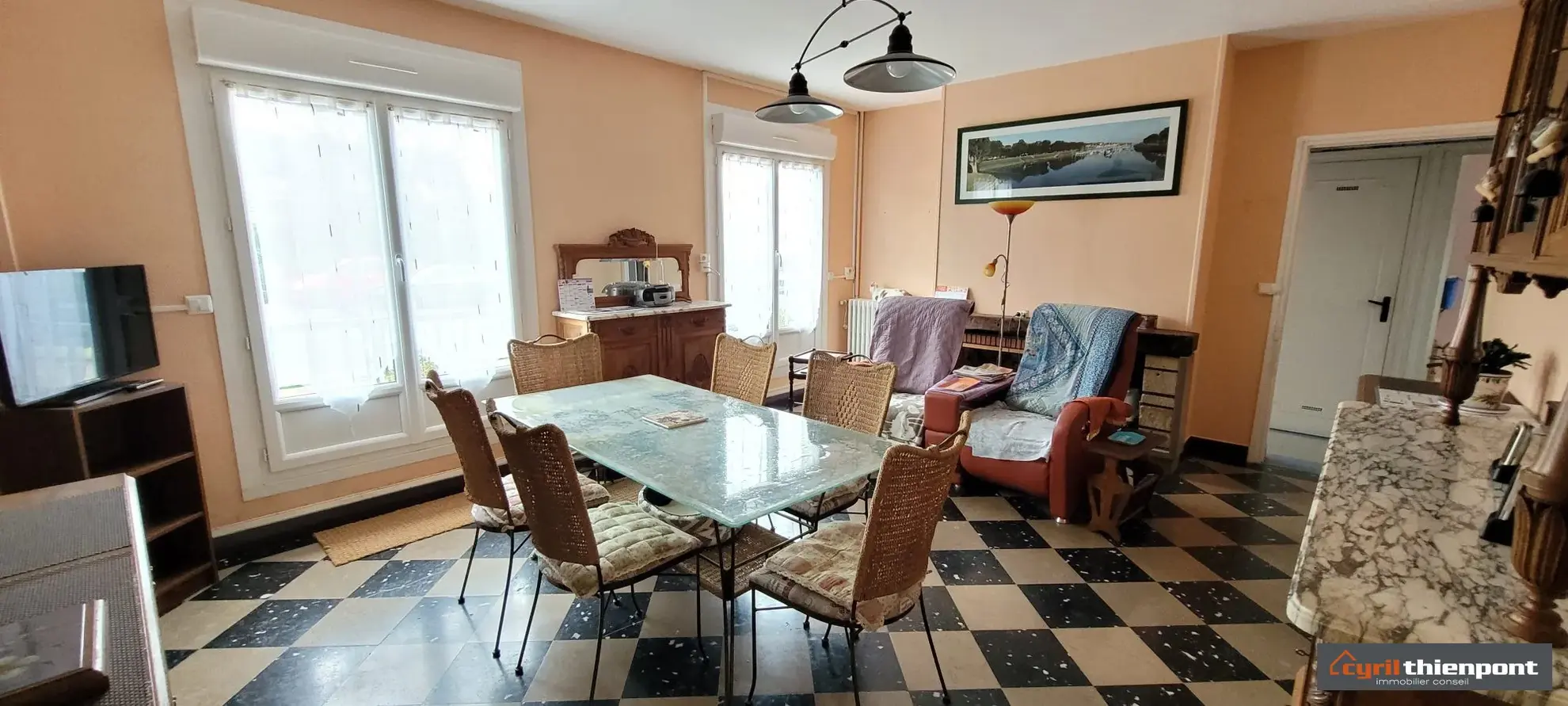 Maison de plain-pied à Abbeville - 3 chambres, garage et terrasse, 95 m² 