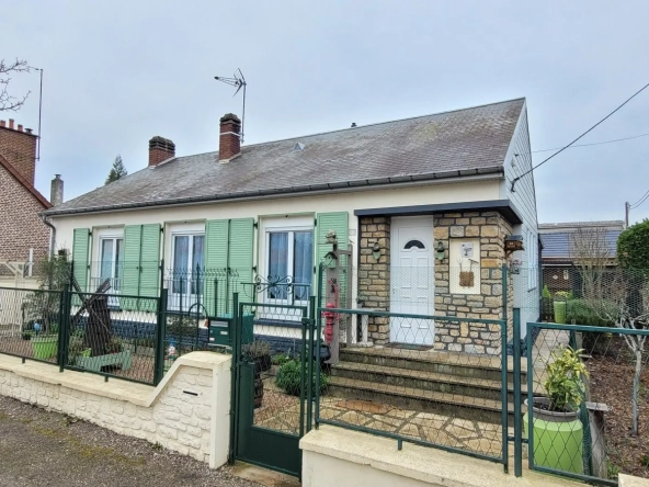 Maison de plain-pied à Abbeville - 3 chambres, garage et terrasse, 95 m²
