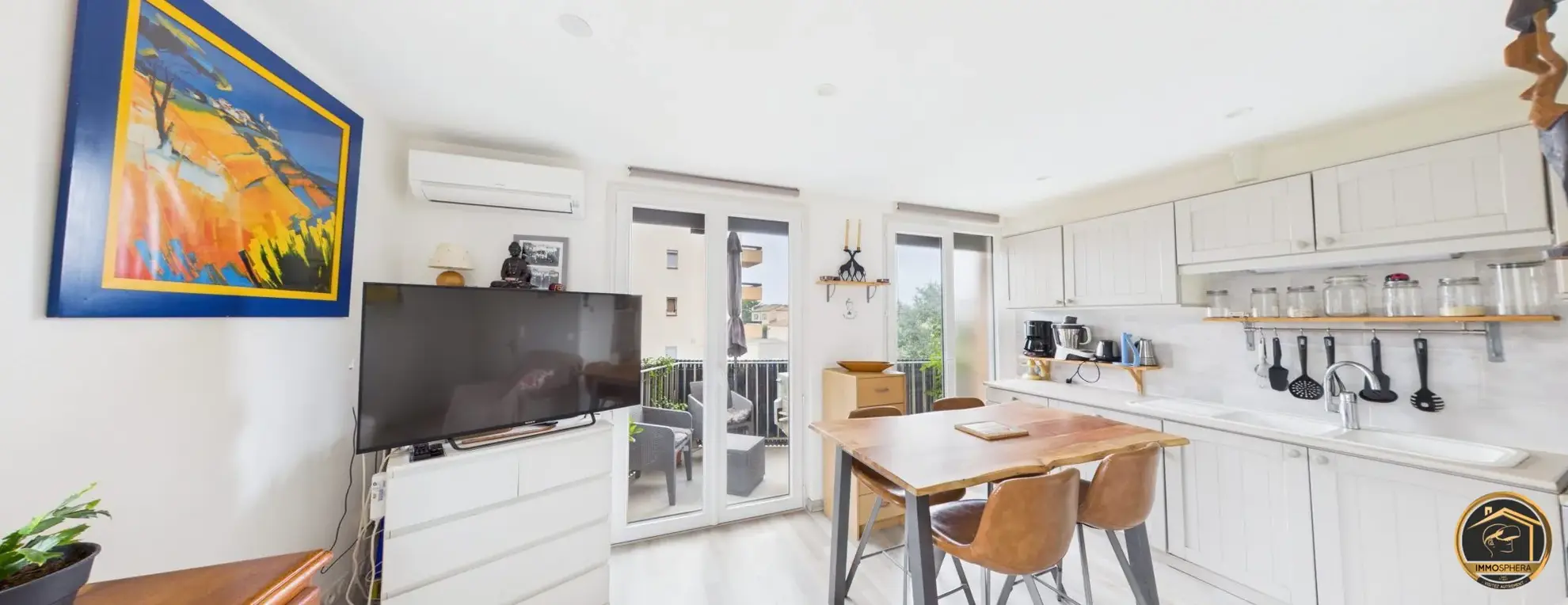 Appartement T2 lumineux avec balcon à Narbonne-Plage, proche commodités et écoles 