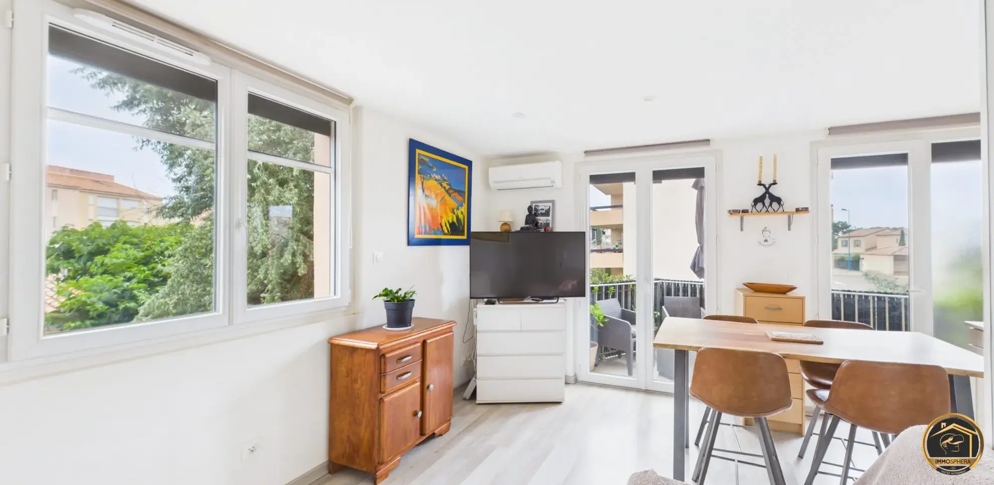 Appartement T2 lumineux avec balcon à Narbonne-Plage, proche commodités et écoles 