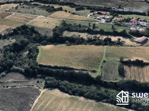 Terrain agricole de 7800 m² à Tresserre, proche village en Occitanie