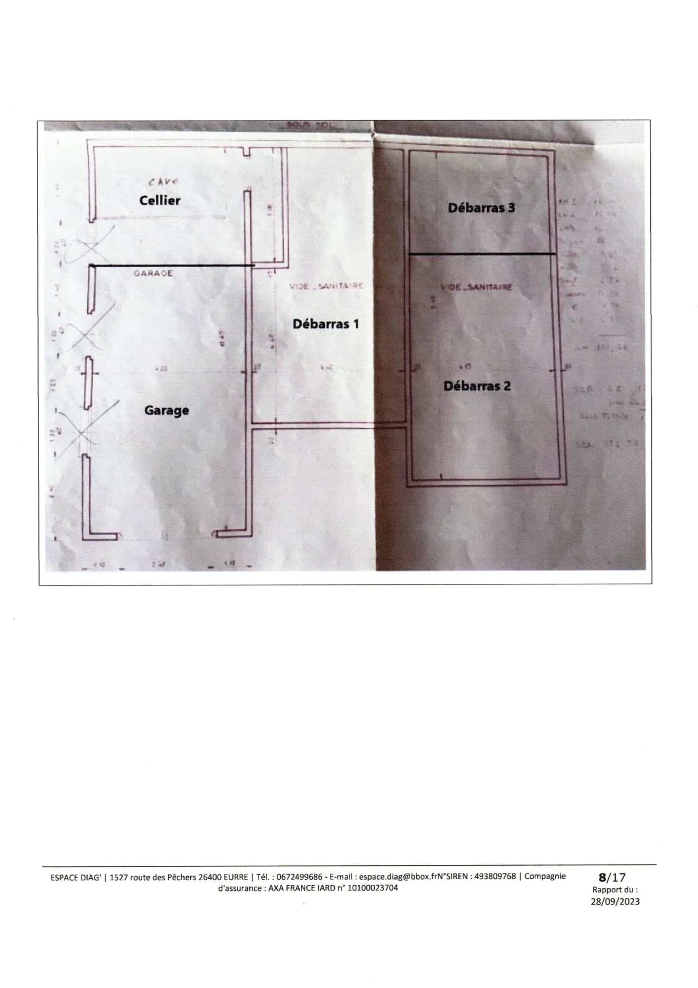 Maison 105 m² avec terrain constructible à Saint Péray - Vue campagne 
