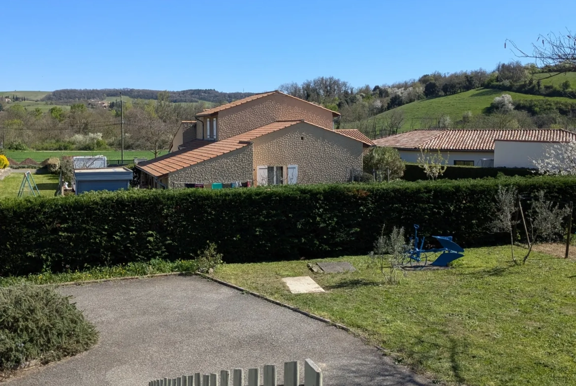 Maison 105 m² avec terrain constructible à Saint Péray - Vue campagne 