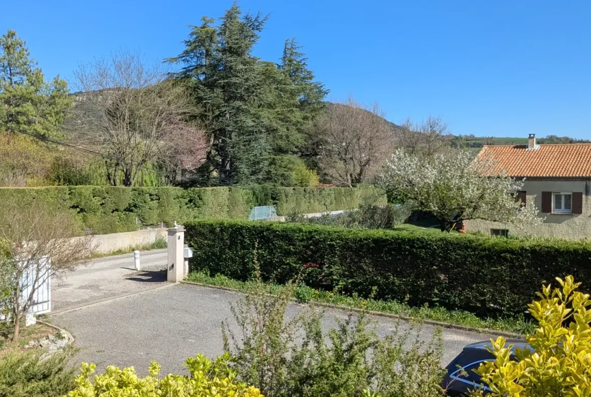 Maison 105 m² avec terrain constructible à Saint Péray - Vue campagne 