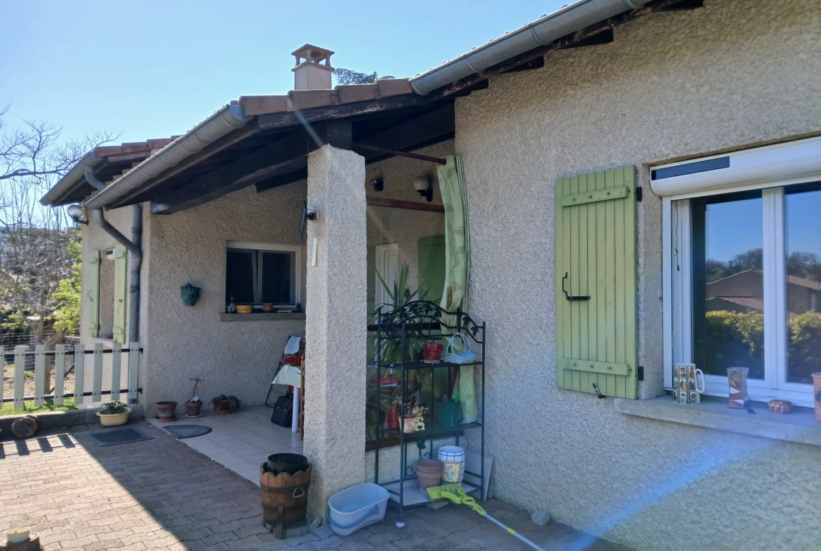 Maison 105 m² avec terrain constructible à Saint Péray - Vue campagne 