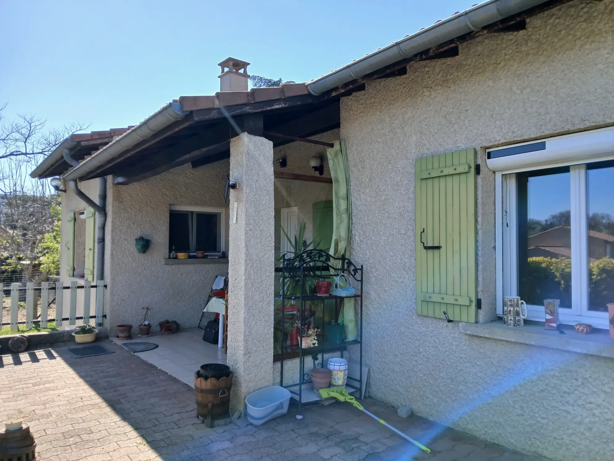 Maison 105 m² avec terrain constructible à Saint Péray - Vue campagne 