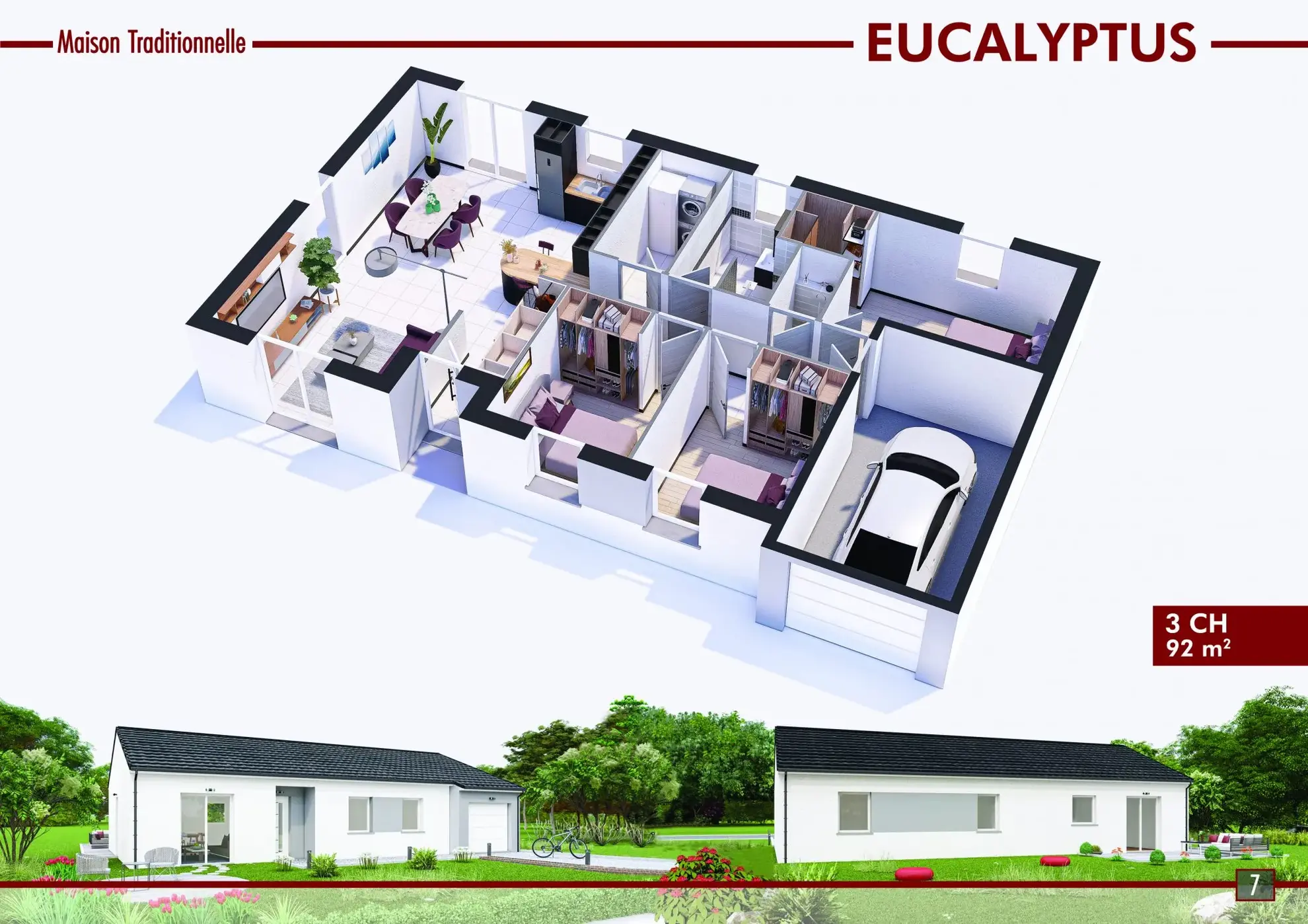 Maison neuve sur mesure à Rebeuville - Construction clé en main 