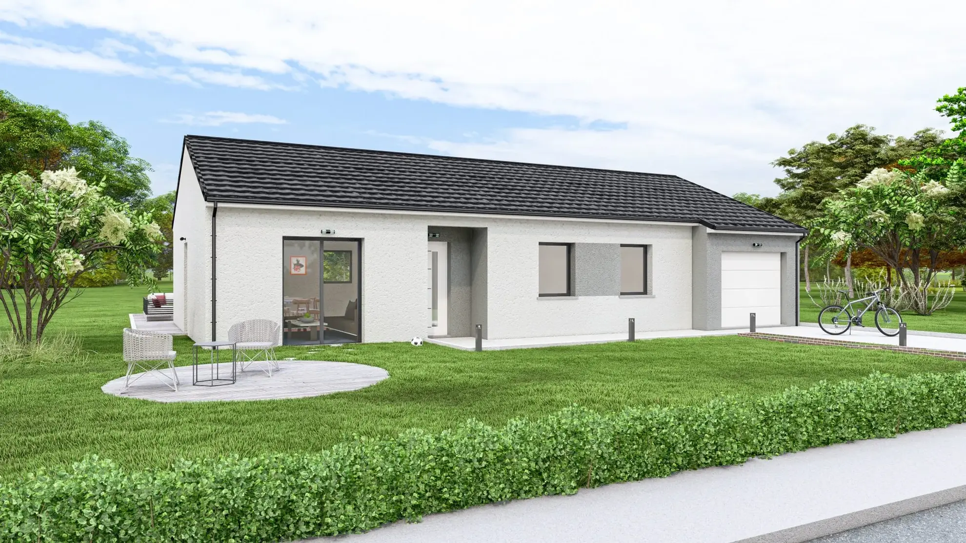 Maison neuve sur mesure à Rebeuville - Construction clé en main 