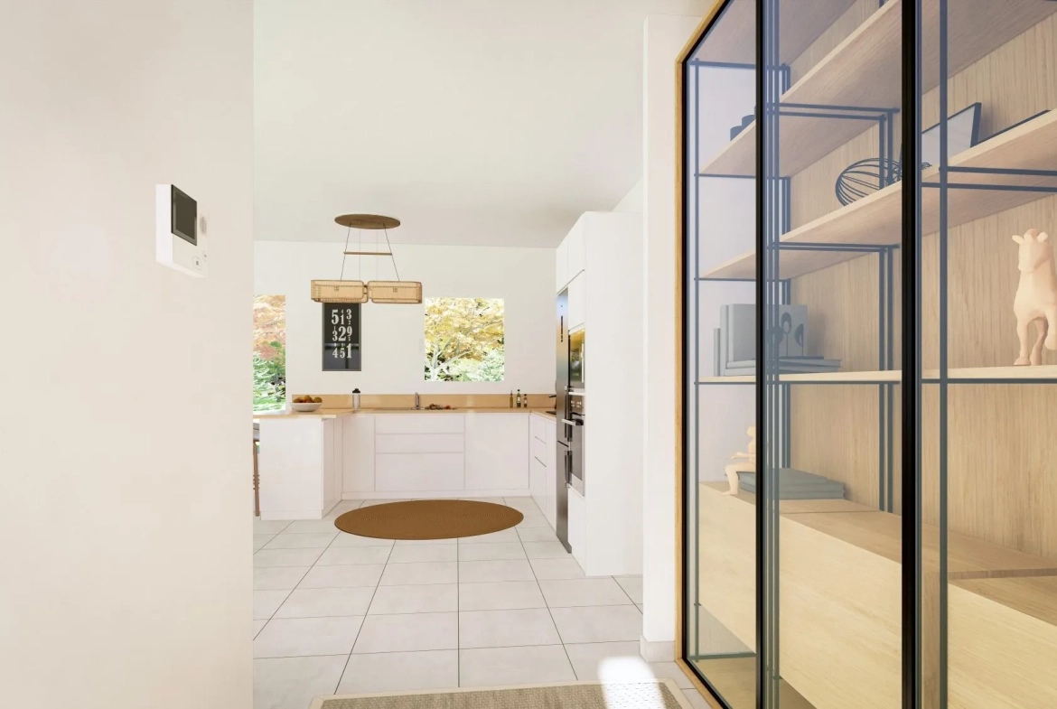 Maison neuve sur mesure à Rebeuville – Modèle EUCALYPTUS, plain-pied, 3 chambres 