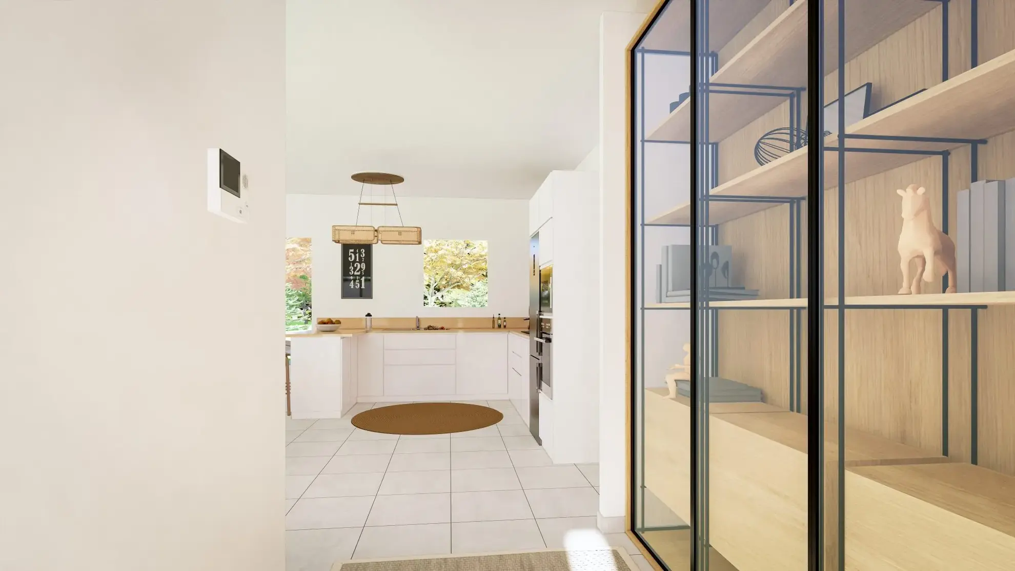 Maison neuve sur mesure à Rebeuville – Modèle EUCALYPTUS, plain-pied, 3 chambres 
