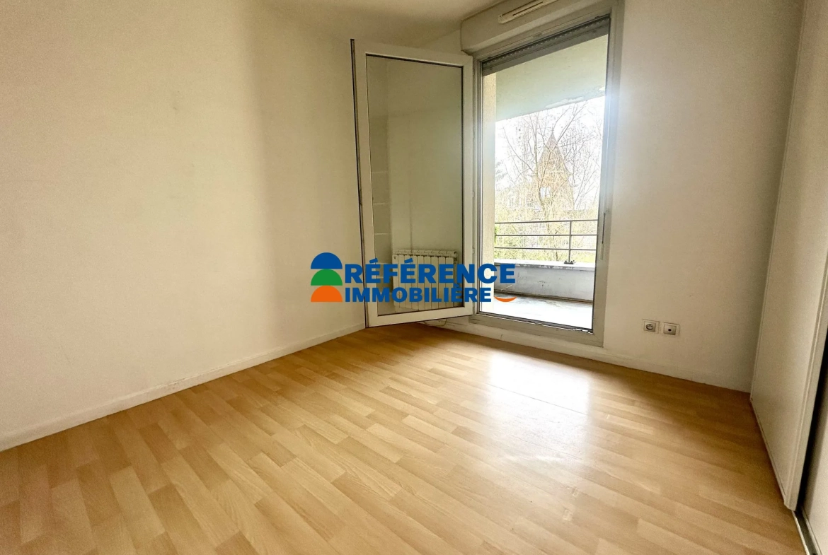 Appartement 2 pièces à vendre à Wambrechies avec balcon et parking 