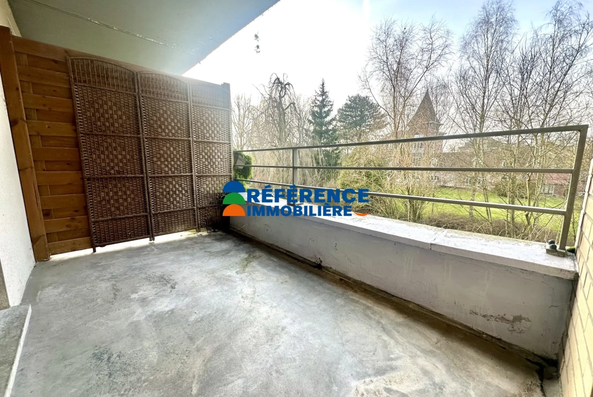 Appartement 2 pièces à vendre à Wambrechies avec balcon et parking 