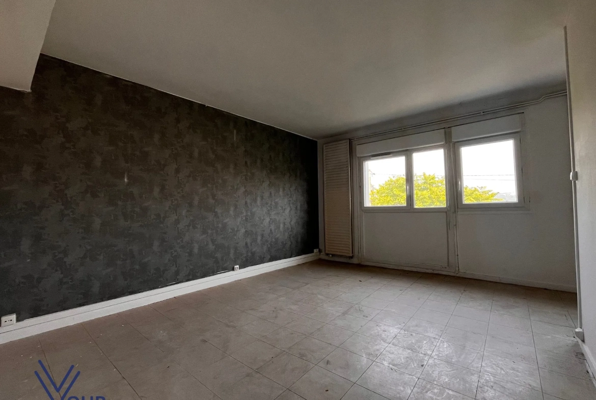 Appartement T2 à vendre à Grigny - 47,67 m² dans quartier résidentiel sécurisé 
