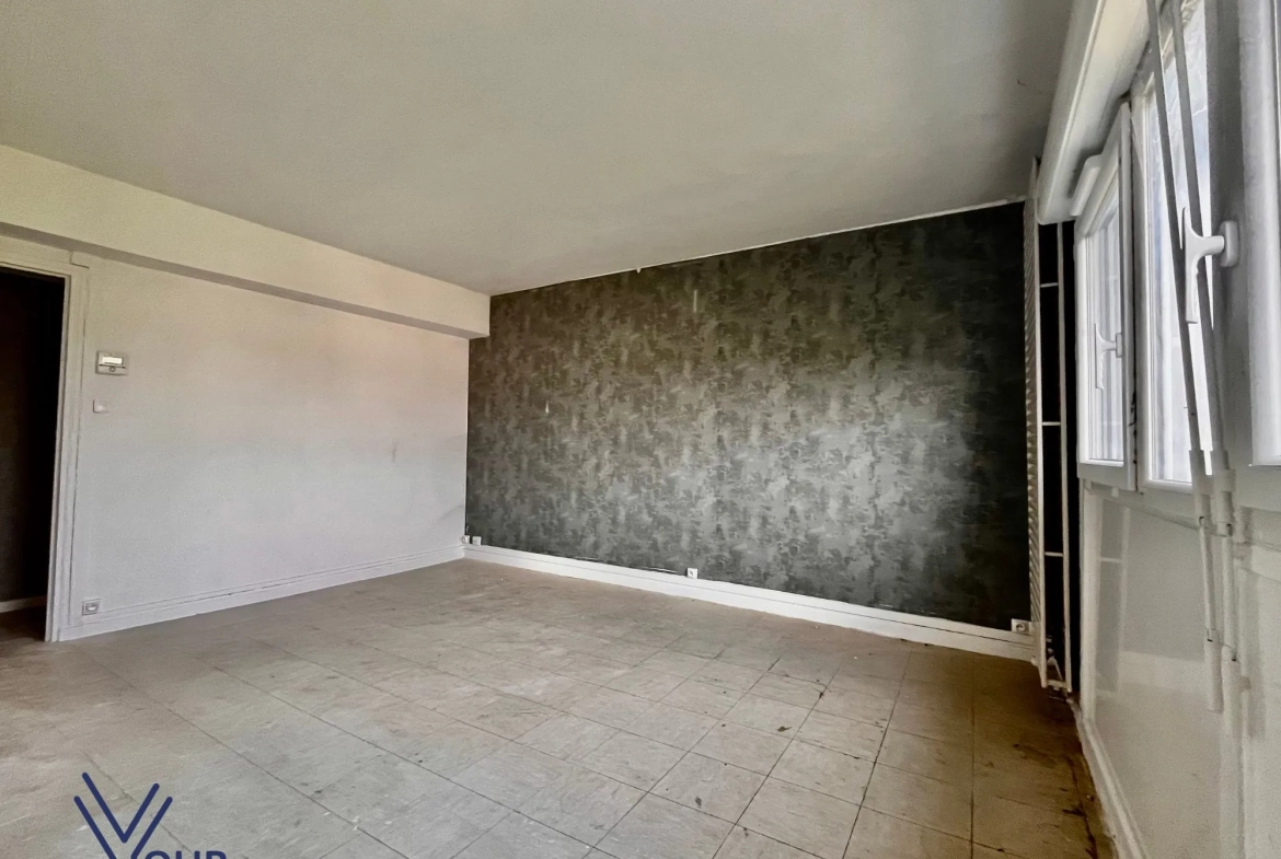 Appartement T2 à vendre à Grigny - 47,67 m² dans quartier résidentiel sécurisé 