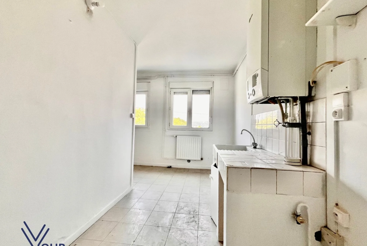 Appartement T2 à vendre à Grigny - 47,67 m² dans quartier résidentiel sécurisé 