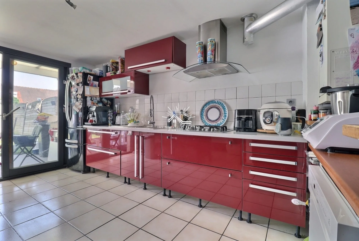 Maison à Wattrelos avec 2 chambres, bureau et jardin – Opportunité idéale 