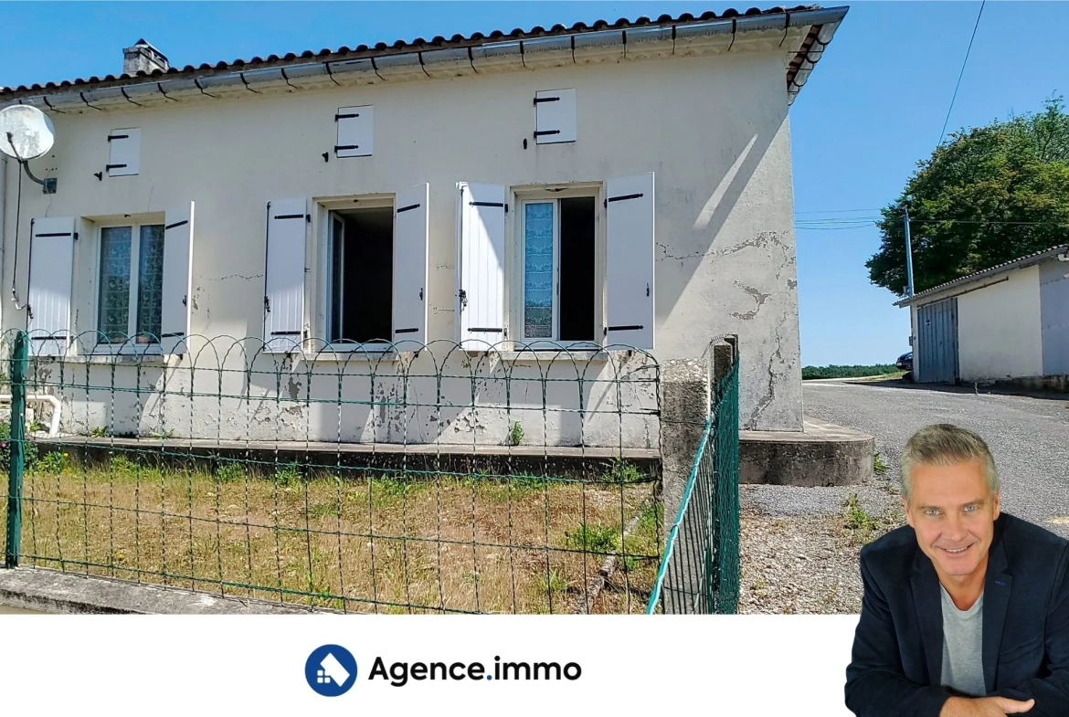 Maison ancienne à rénover avec dépendances à Mirambeau – Opportunité à saisir 