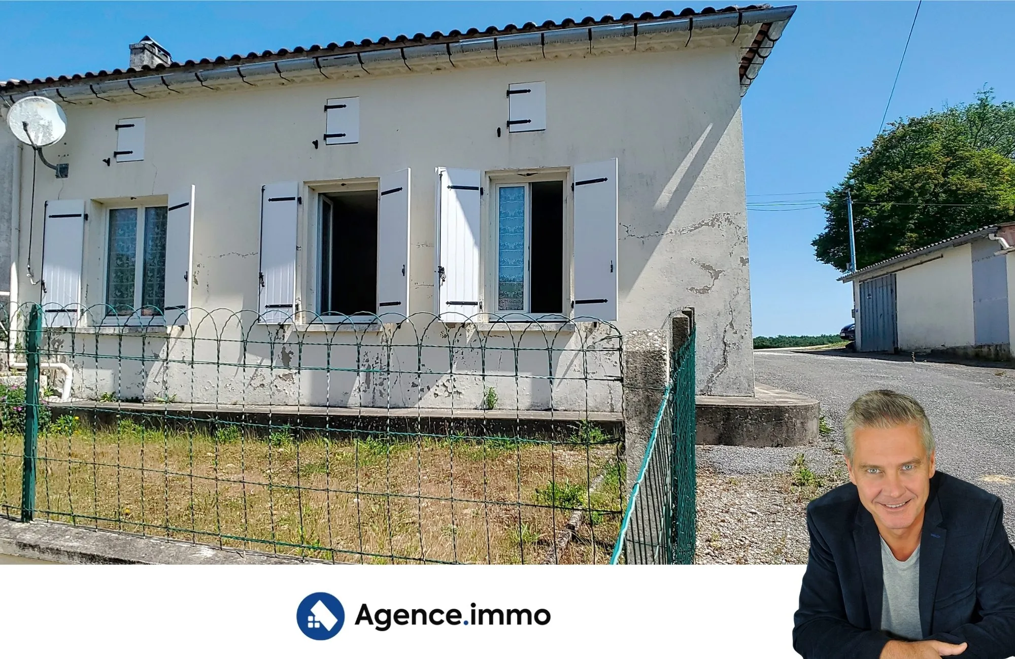 Maison ancienne à rénover avec dépendances à Mirambeau – Opportunité à saisir 