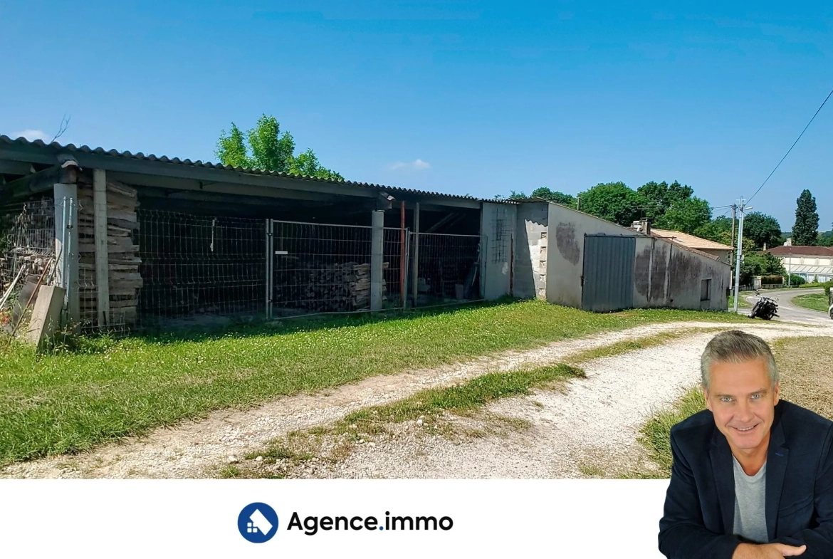 Maison ancienne à rénover avec dépendances à Mirambeau – Opportunité à saisir 