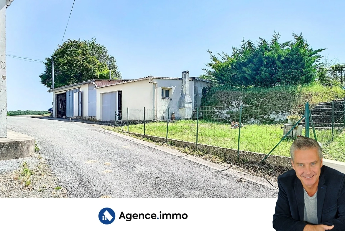 Maison ancienne à rénover avec dépendances à Mirambeau – Opportunité à saisir 