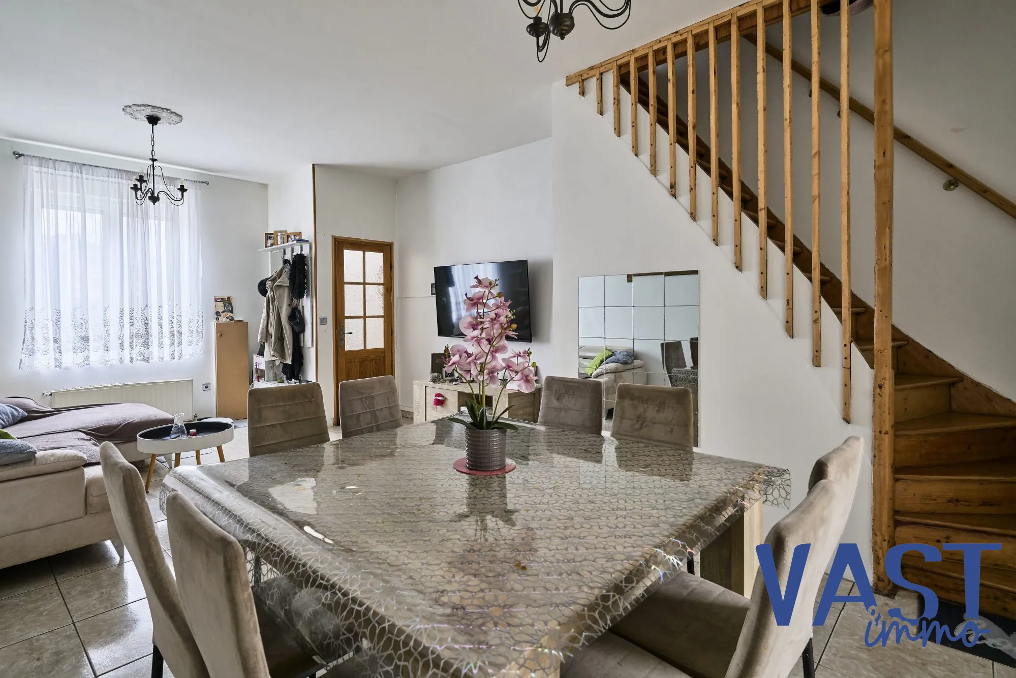 Maison ancienne lumineuse à Tourcoing avec grand potentiel - 96 m² 