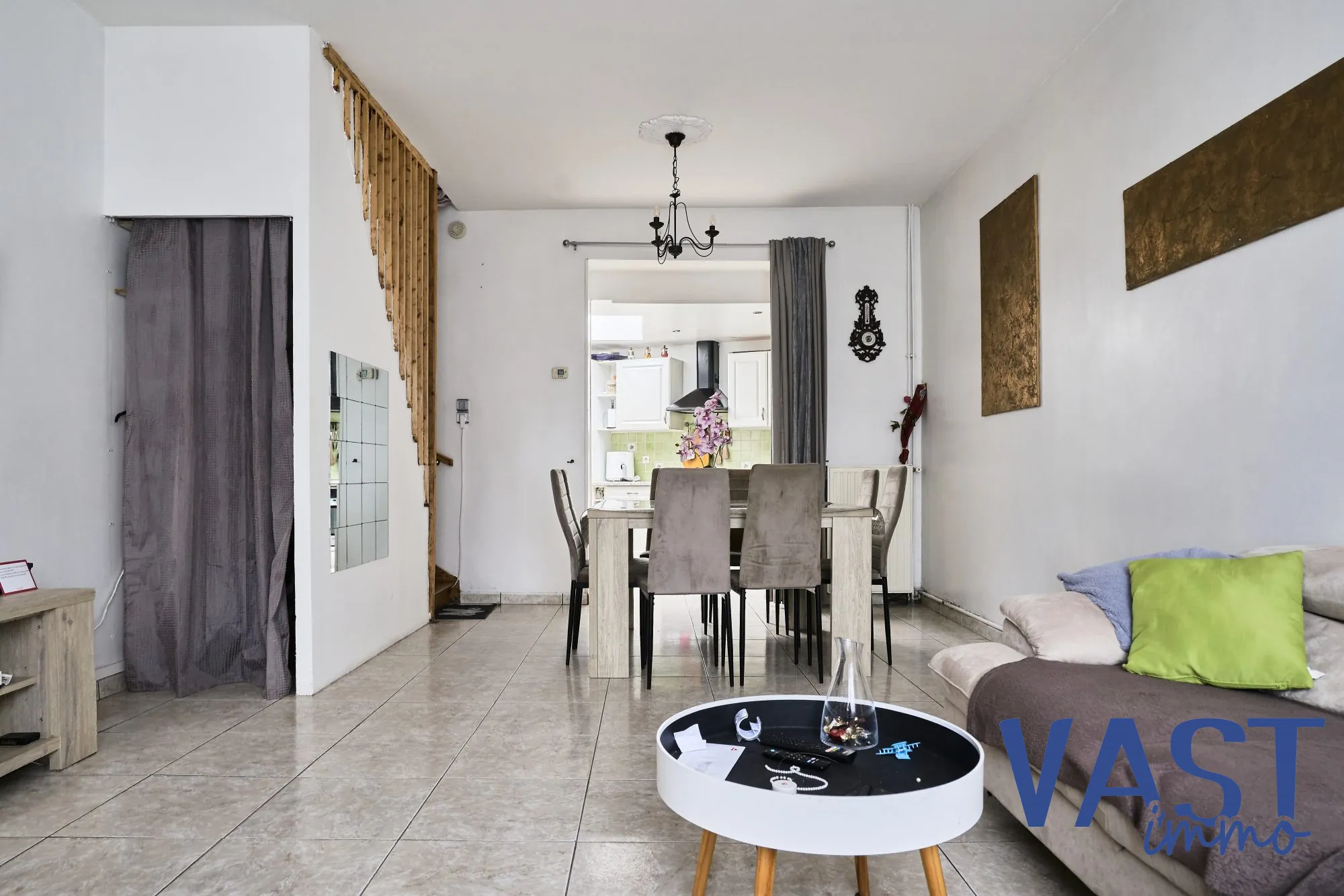 Maison ancienne lumineuse à Tourcoing avec grand potentiel - 96 m² 
