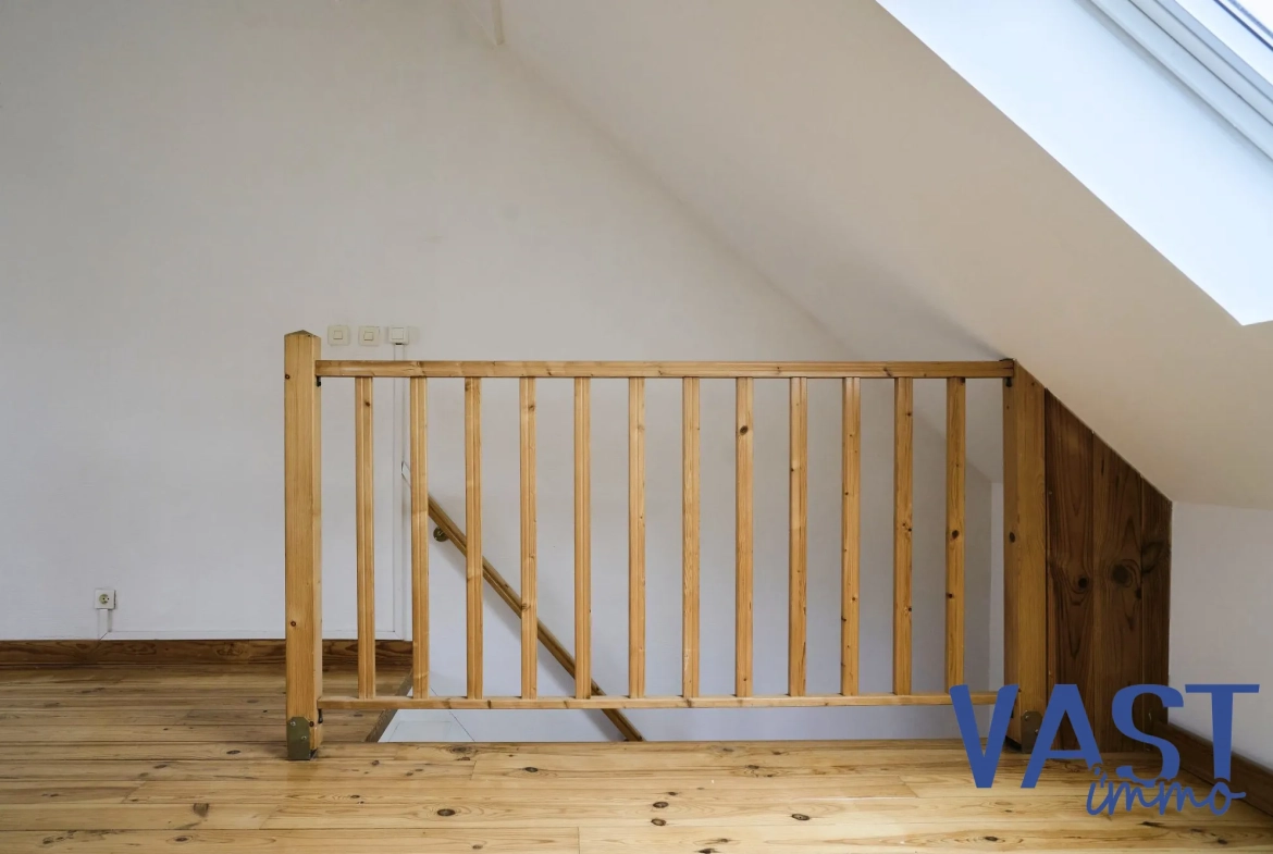 Maison ancienne lumineuse à Tourcoing avec grand potentiel - 96 m² 