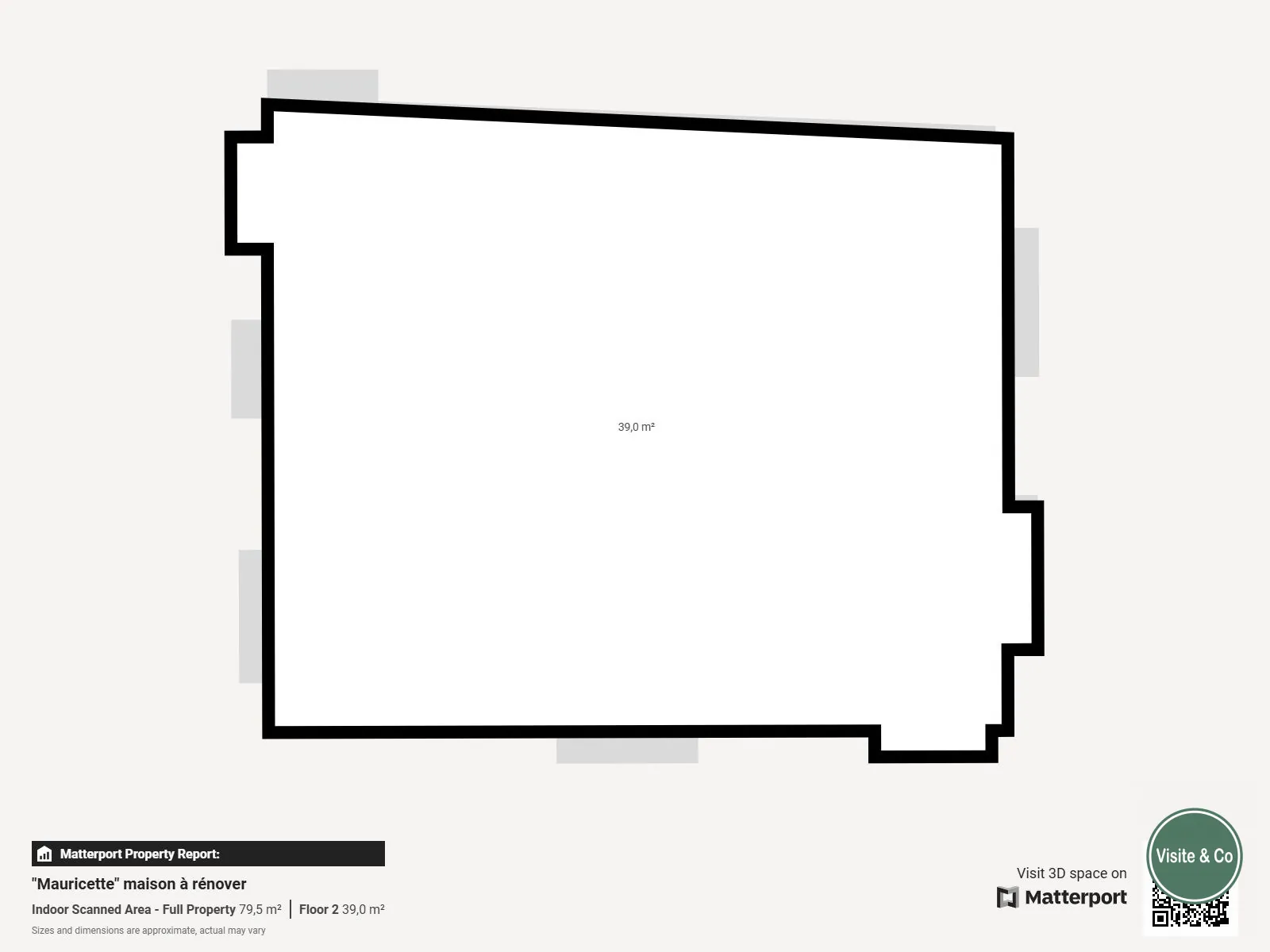 Maison en pierres à rénover à Saint Denis de Méré - 70 m² avec jardin 